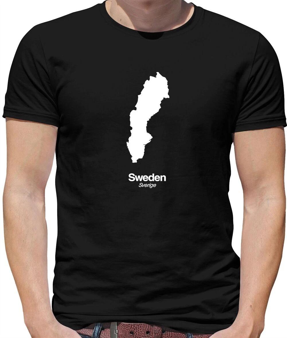 Country Silhouettes Sweden Mens T-Shirt - Stockholm - Swedish - Gamla Stan M