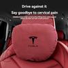 AMJ1 For Tesla Model 3 Y X S Neck Pillow Headrest Pillow Automobile Seat Neck Rest Auto Seat Head Support Pillow Car Accessories