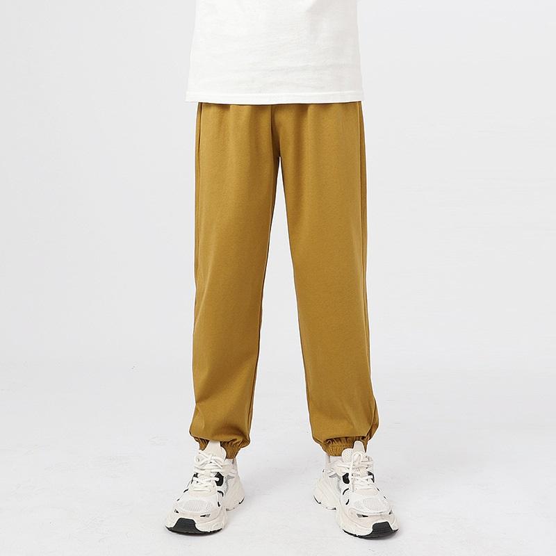 Pantalons d'été style coréen pour enfants, légers, anti-moustiques, pour filles et garçons, en coton tricoté, pantalons de sport longs, vêtements pour enfants, pantalons décontractés confortables