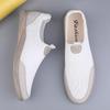 Men's shoes 2025 summer new fashionable soft slip-on shoes Light and comfortable casual shoes soft-soled mesh shoes
