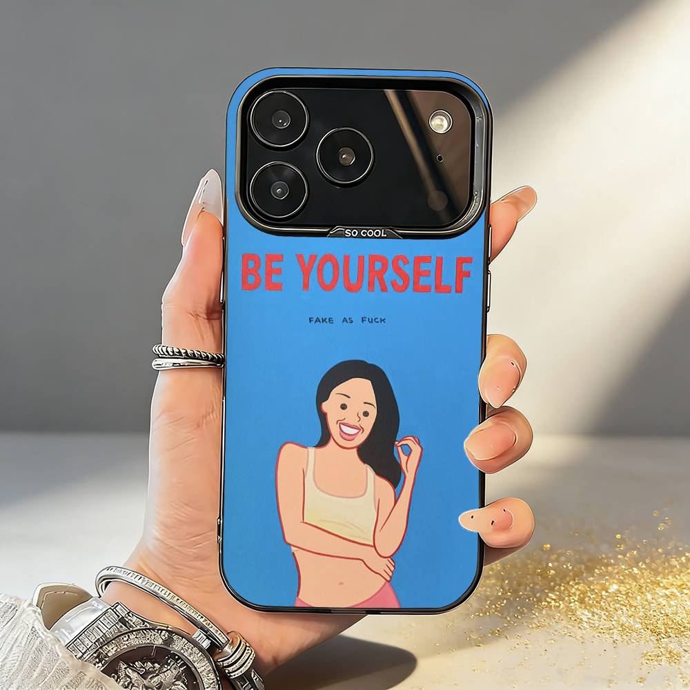 

N-New A-Art Joan Cornella Phone Case For iPhone17,16,15,14,13,12,11,Pro,MAX Gray Matte Silicone Black Cover iPhone16promax
