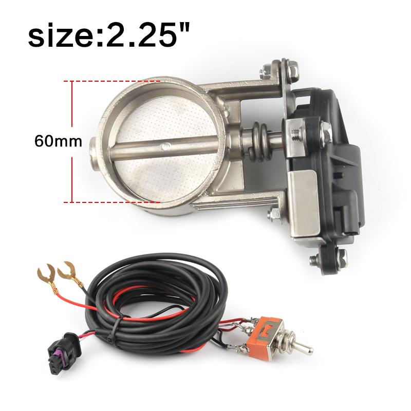 Electric Exhaust Control Valve2"/2.25"/2.5"/2.75"/3" Exhaust Control Valve - Low Pressure For Exhaust Catback Downpipe
