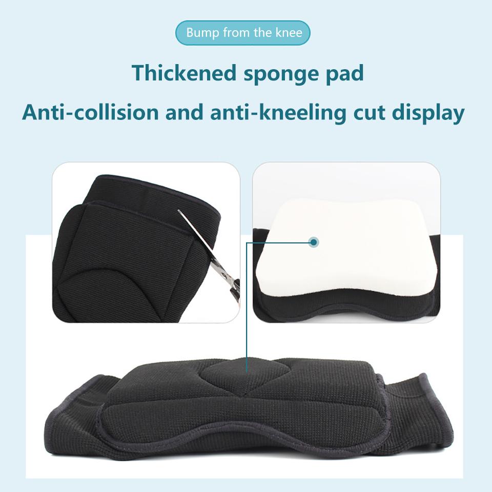 Loogdeel 1Pcs Sports Knee Pads Men Women Winter Warmth Protection Knee Sets Thick Sponge Basketball Riding Running Dance Guard