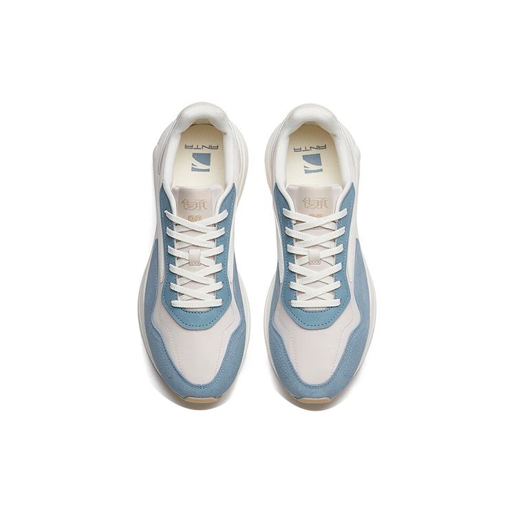 Anta Comfortable Versatile Low-Top Casual Shoes Men sneakers Gray Blue 112248871-4