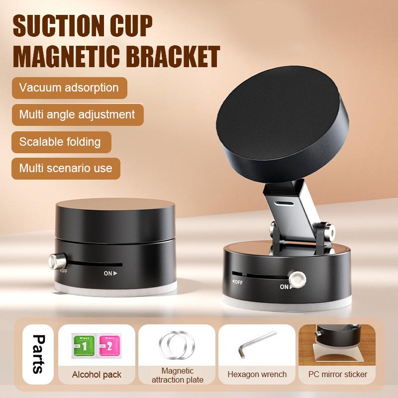 

Вращающийся на 360° Складной Вакуумный Автомобильный Магнитный Держатель для Телефона с Подставкой Стабильный Кронштейн на Присоске для iPhone для Samsung Huawei Xiaomi чёрный