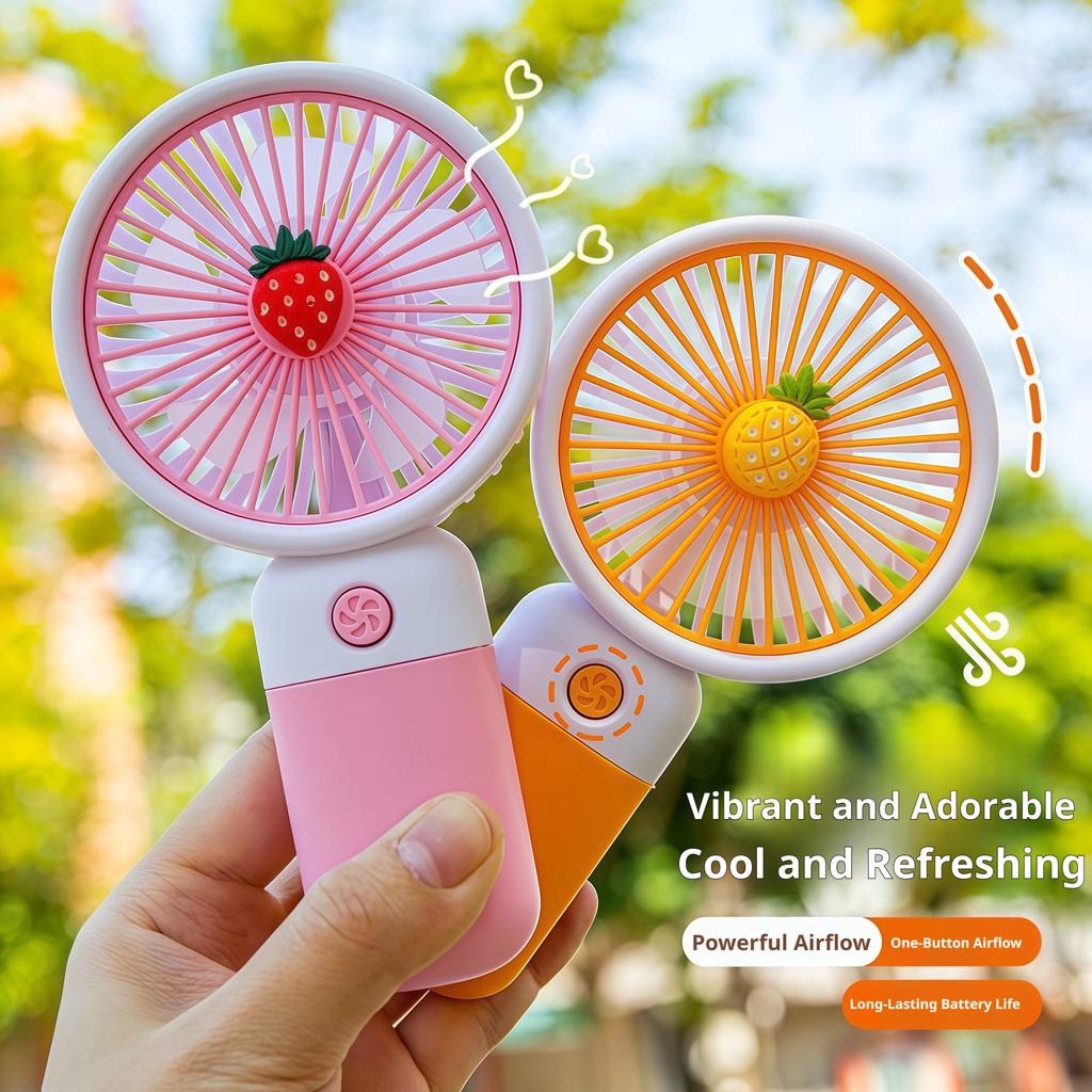 High-Quality Summer Compact size High-Quality Fan High-Quality Portable High-Quality Handheld High-Quality Fan High-Quality Cartoon High-Quality