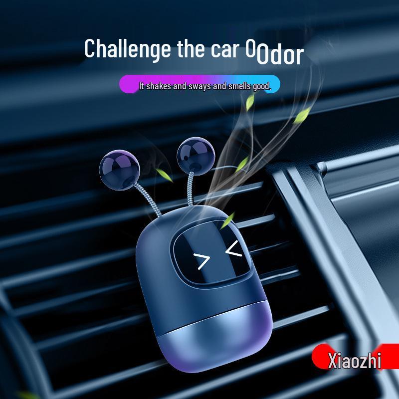 Robot Aromatherapy Car Ornament: Solid Balm Perfume & Creative Interior Accessory