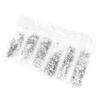   Colorful   Glass Nail Art Rhinestons Decoration Costumes Material Package(Silver)