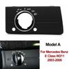 LHD Armaturenbrett Scheinwerferschalter Abdeckung Panel Verkleidung Für Mercedes Benz W211 E-Klasse 320 350 550 2003-2008