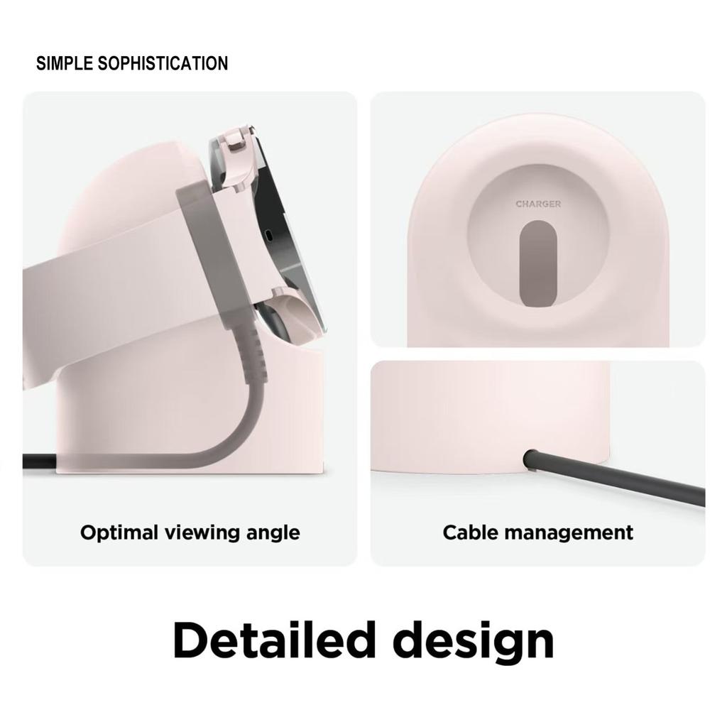 Compatible with Samsung Galaxy Watch 7 Charger Stand 40 44 46mm Galaxy Watch 3 4 5Pro 6 Charge silicone Stand Charging baser