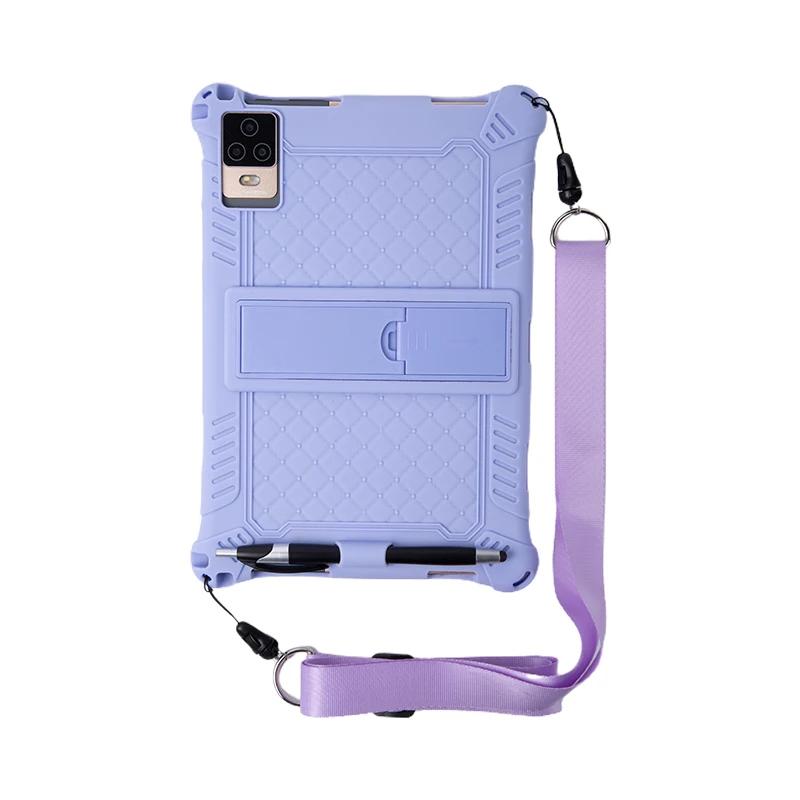 10.1 Universal Case Soft Silicone Tablet Funda for 10 10.1 Inch Android Tablet PC Shockproof Stand Cover Case L 9.57in W 6.42in