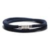 Minimalist 4mm Nylon Rope Bracelet Men Female Attract Magnet Lover Braslet Gift For Couple 100% Stainless Steel Braclet Joias