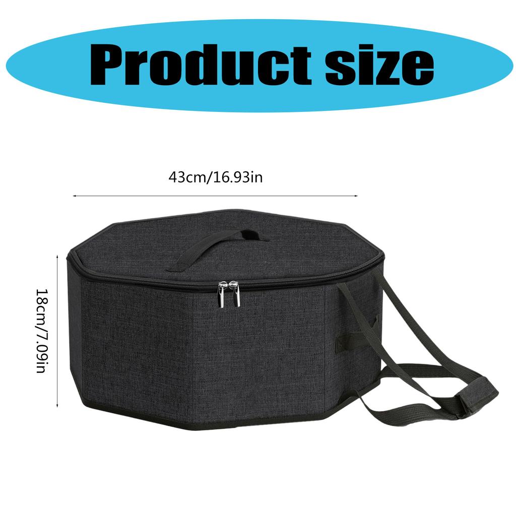 Large Capacity Hat Box Cowboy Hat Storage Bag Hat Travel Case Hat Organizer Bag for Fedoras Berets Cowboy Hats