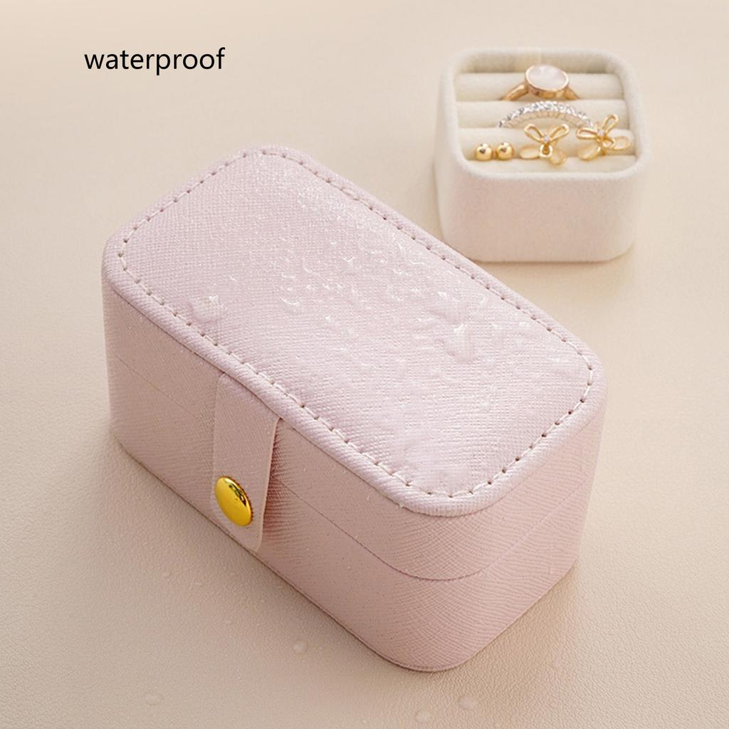 Travel Friendly Jewelry Organizers Box Versatile Jewelry Storage Case With Multiple Compartments For Organized Travel