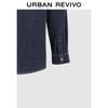 UR Men's Denim Lapel Casual Shirt