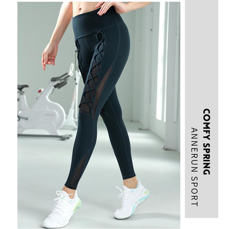 Buy Women Sheer Yoga Pants Sports Gym Wear Leggings Elastic Fitness