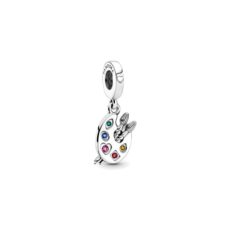 

Pandora Artists Palette Pendant Unisex Jewelry Silver 799320C01 Silver