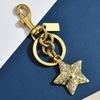 Yousheng Keychain Pendant Rhinestones Inlaid Strawberry Shape Key Chain with Lobster Clasp Bag Charm Backpack