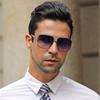 JYL Men's Square - Classic Metal Trendy Fashion Sunglasses 1255