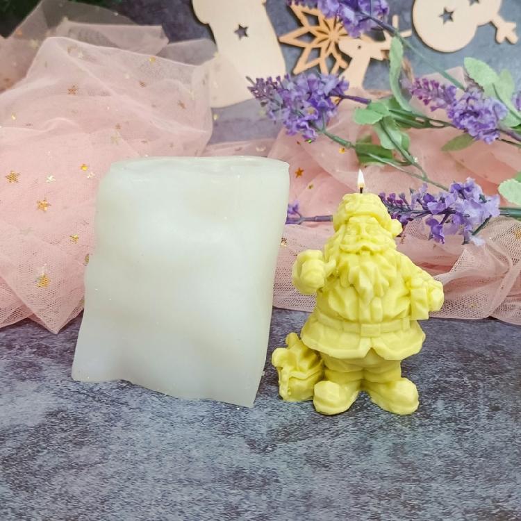 Silicone Cake Decorating Candle Mold Chocolate Candy Baking Mould Christmas Party Decorations Handmade Gift Craft DIY