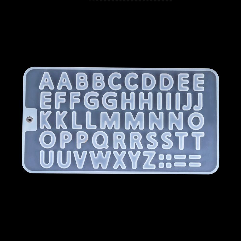 Silicone world DIY Silicone Chocolate Mold 26 Letter Number Chocolate Baking Tools Silicone Cake Mold Jelly Candy Mold 3D Mold