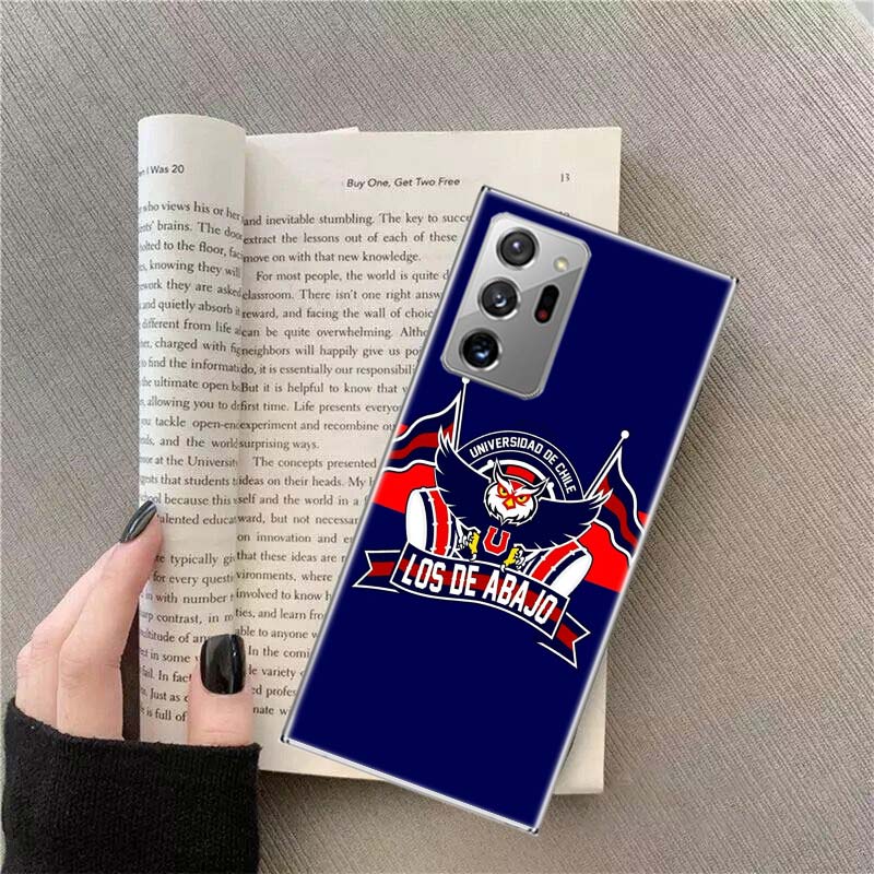 Fondo U. De Chile LOGO Phone Case For Samsung A16 A26 A36 A56 Note 20 10 9 8 M12 M21 M30S Galaxy M32 M51 M52 A9 A8 A7 A6 Plus S1
