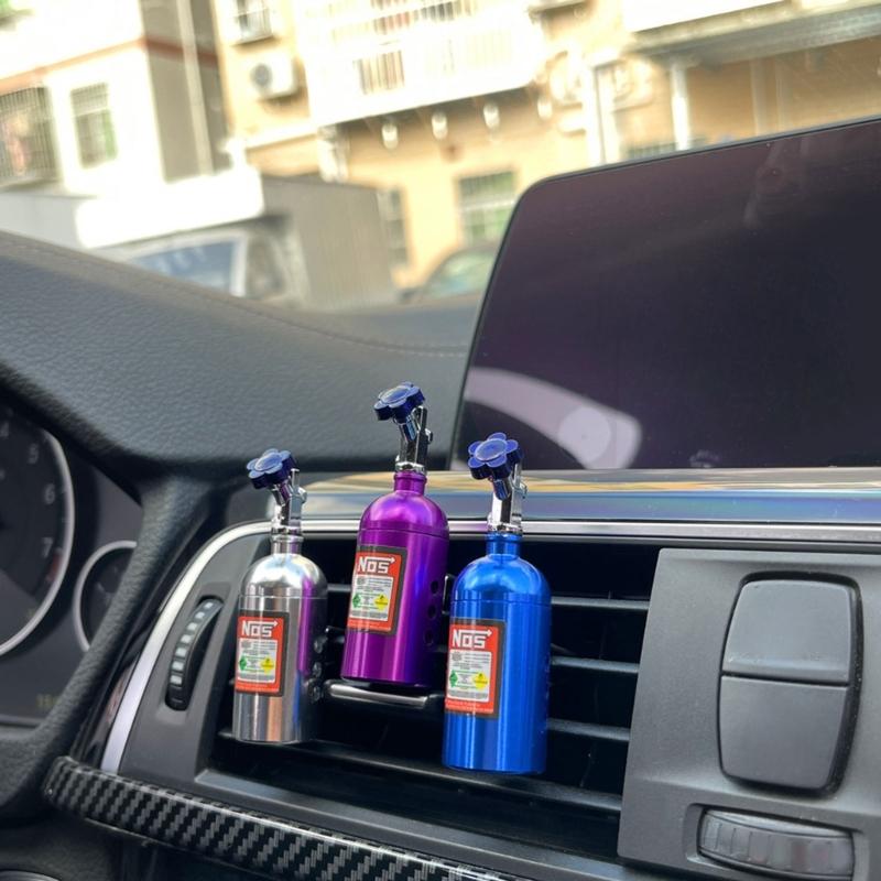 Stile Parfume per Bocchetta Aria Auto Design Bottiglia Azoto Diffusore Profumo Metallico per Appassionati di Corse e Amanti dell'Auto