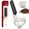 Milk Frother Handheld Battery Operated Milk Frother for Matcha Coffee Electric Drink Mixer Portable Mini Foam Maker Egg Tools