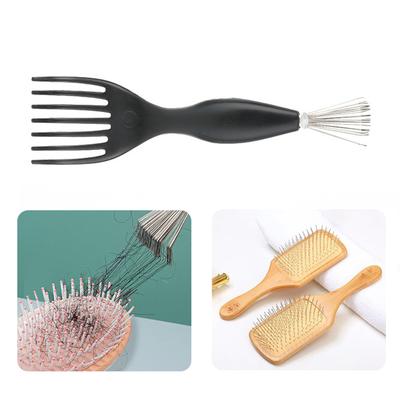 1 Adet Tarak Saç Fırçası Plastik Sap Temizleme Fırçası Çift Başlı Pençe Temizleyici Saç Çıkarma Gömülü Güzellik Temizleme Aksesuarları