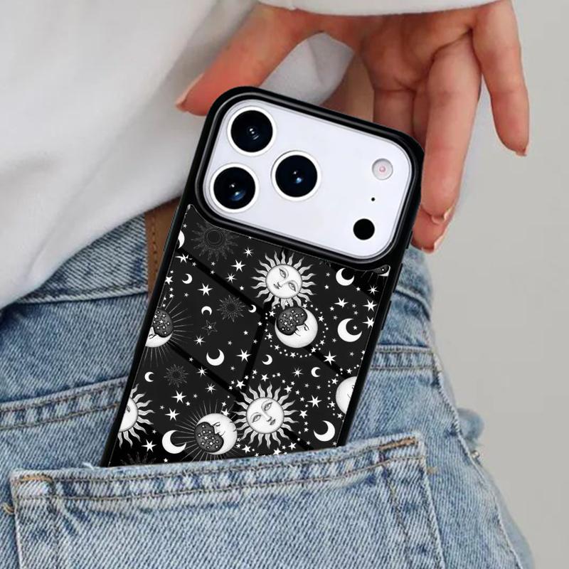 Magic Moon Tarot soft Phone Case for iPhone 17ProMax 12 13 14 15 16e 17 Pro Max Plus Air Cover