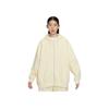 Nike Solid Color Casual Hooded Zip Jacket Women Jackets Coconut-Milk HF0422-113