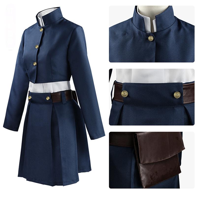Jujutsu Kaisen Cosplay Costume Kugisaki Nobara Women Costume Full Sets Dress Party Suits Girl School Uniform