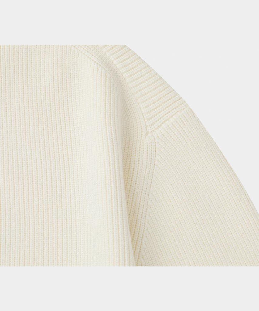 LETTERCOMO Essential Hazzi Round Knit Cream