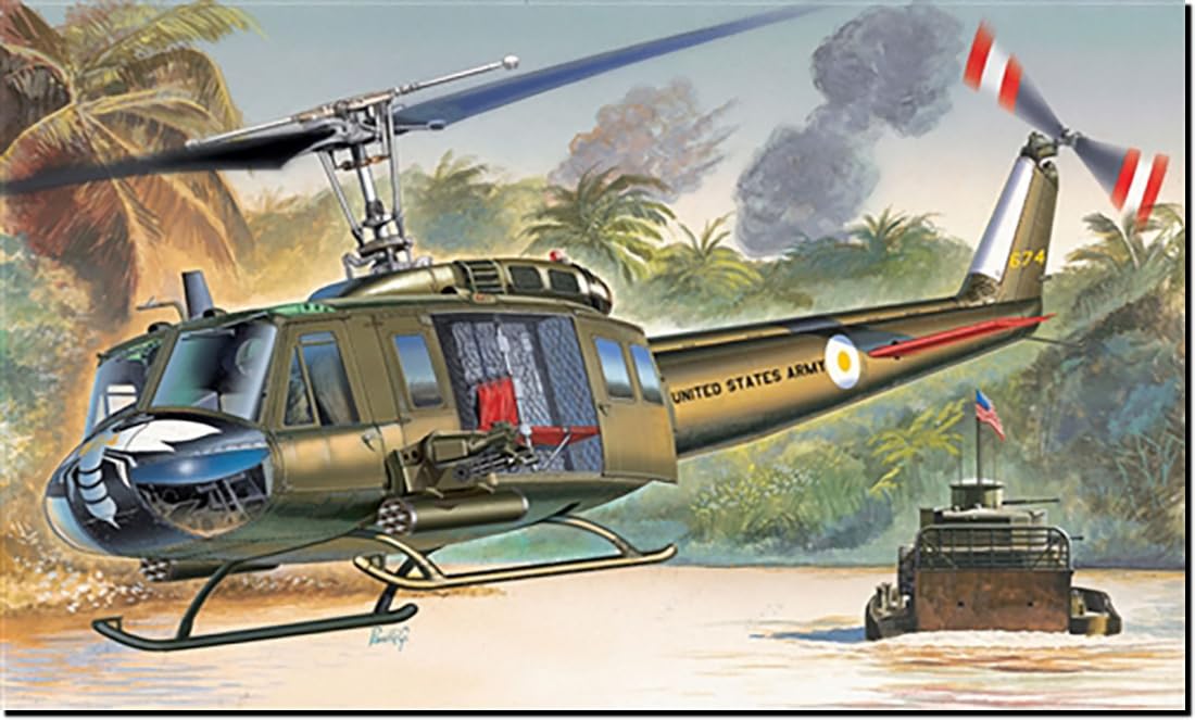 Место Italeri Bell Iroquois Пластиковая модель IT1247 1/72 UH-1D