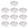 Clear Plastic Plant Saucers 10/24pcs 6-12 Inch Flower Pot Drip Trays For Indoor Outdoor Water Catcher Transparent Plant Trays