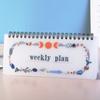 Korean Stationery Cute Notebook Portable Agenda Diary Weekly Monthly Planner Student Organizer Schedule School Supplies Kawaii