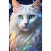 DIY 5D Starry Sky Cat Diamond Embroidery Painting Rhinestone Cross Stitch Home Decoration