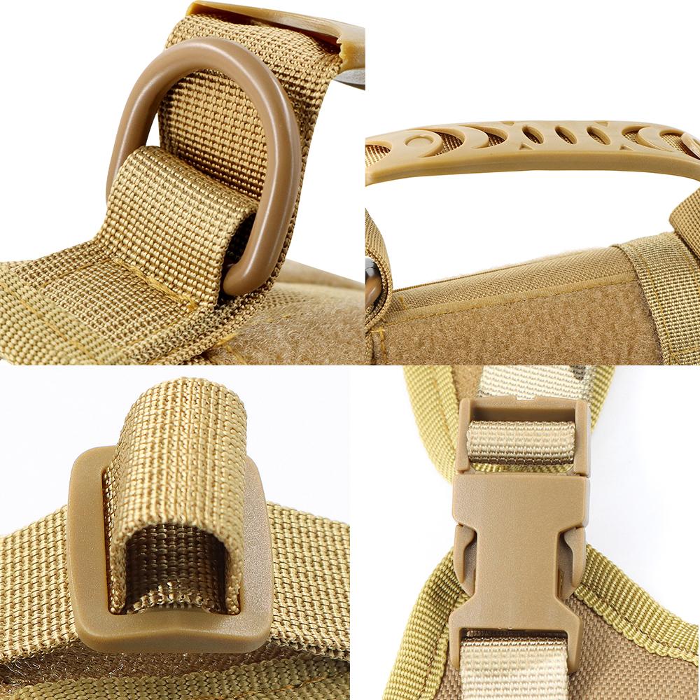 Tactical vest for kittens and small dogs military harness for cats traction strap to prevent escape breathable with 2 Stickers
