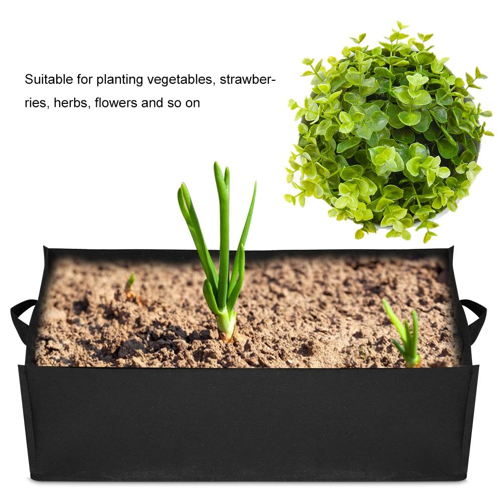 1Pc Vegetable Strawberry Planting   Bag Garden Plant Flower Nursery Planter(S 40*30*20cm)