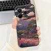 For Xiaomi Redmi Note 14 4G European Case Beautiful Sunset Bamboo Girls Soft Silicone Protective Cover on Redmi Note14 EU Bumper