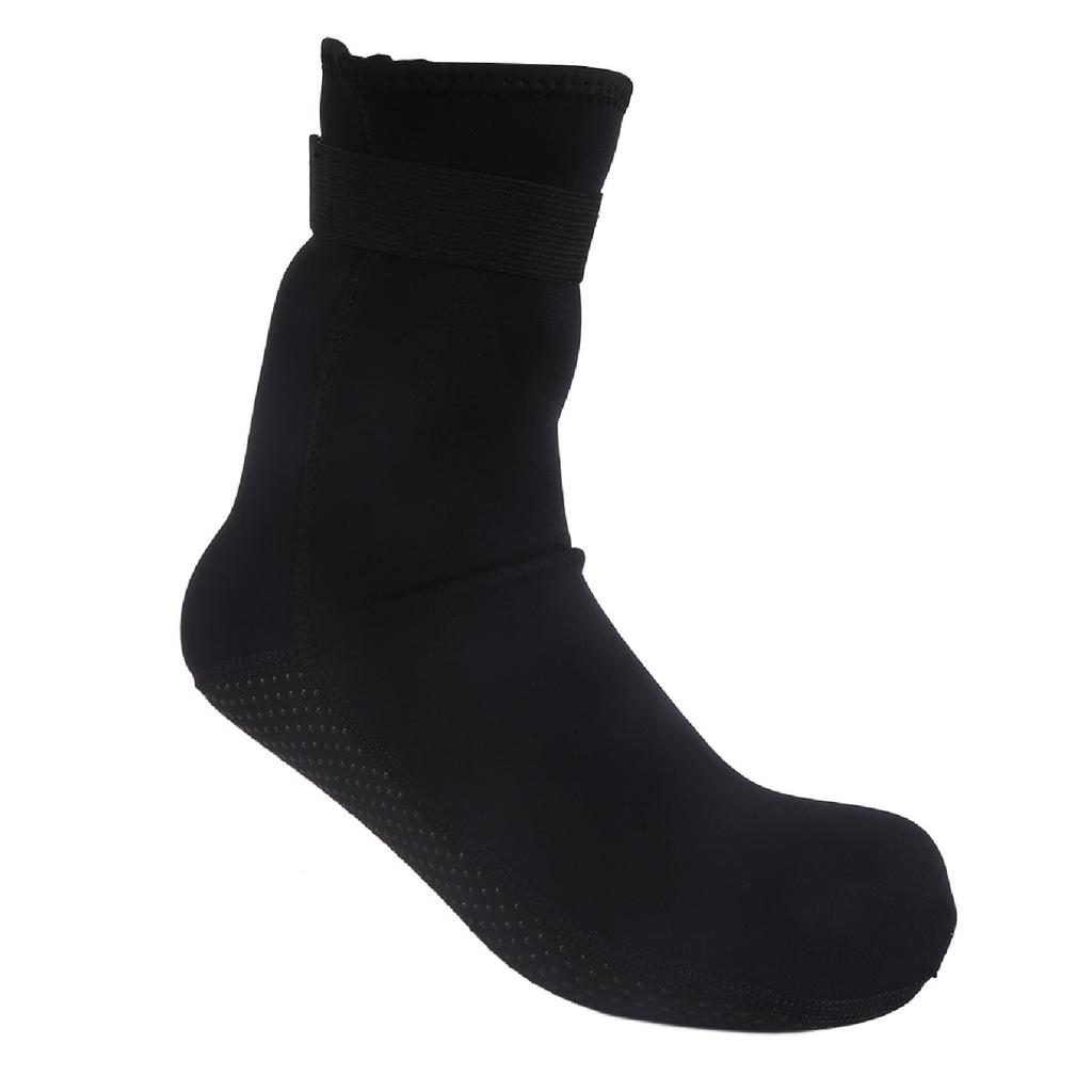 3mm Neoprene Dive Socks Waterproof Breathable Stretchy Slip Resistance Diving Wetsuit Socks for Women Men L
