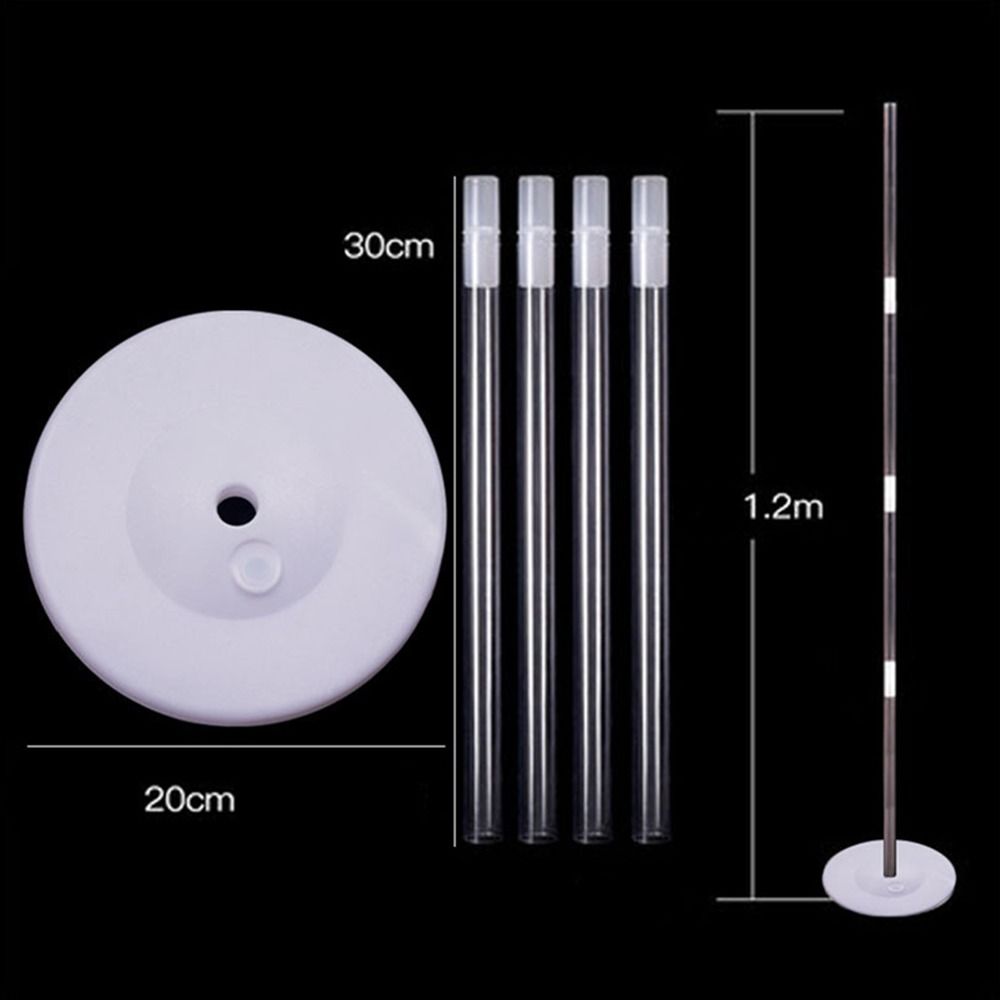 1/2Set Transparent Balloon Arch Bracket with Base Balloon Decor Items  Party Supplies