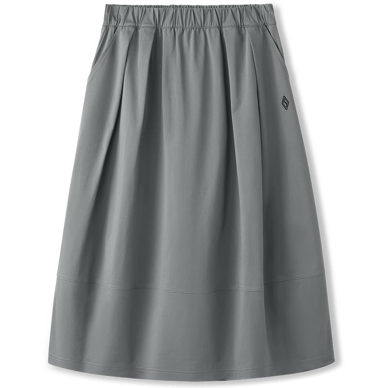 Skechers Women s L226W110 Woven Midi Skirt