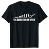 Funny Evolution of Diving Women T-Shirt Short Sleeve O-Neck Tees Fashion Scuba Diver Girl Tops Casual Summer Female Clothing