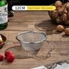 304 Stainless Steel Foldable Storage Snow Bowl for Picnics, Barbecue, Portable Camping, Hanging Outdoor Camping Foldable Bowl