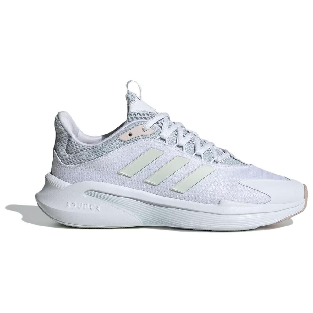 Adidas Alphaedge Comfortable Fashion Non-Slip Wear-Resistant Low-Top Casual Running Shoes Women Sneaker White Blue IE6313
