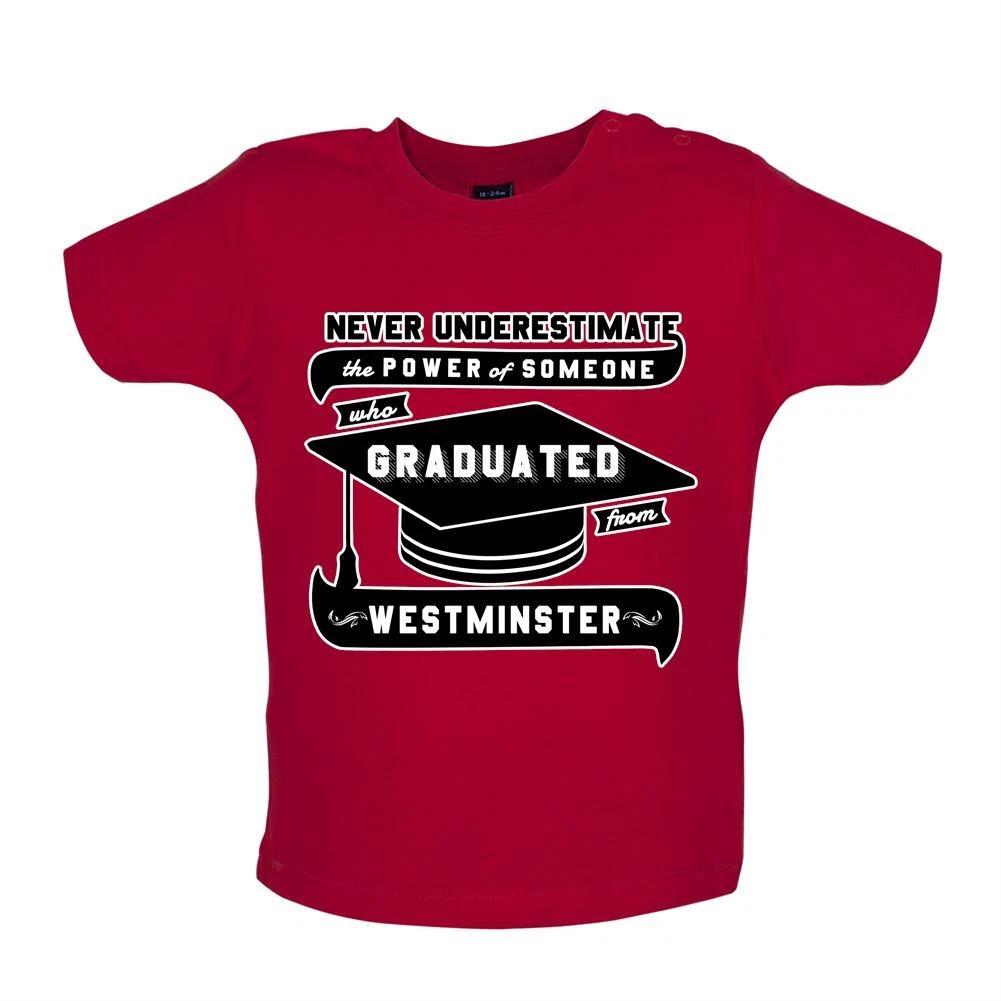 Westminster Graduate - Baby T-Shirt / Babygrow - University Uni Grad Student 100