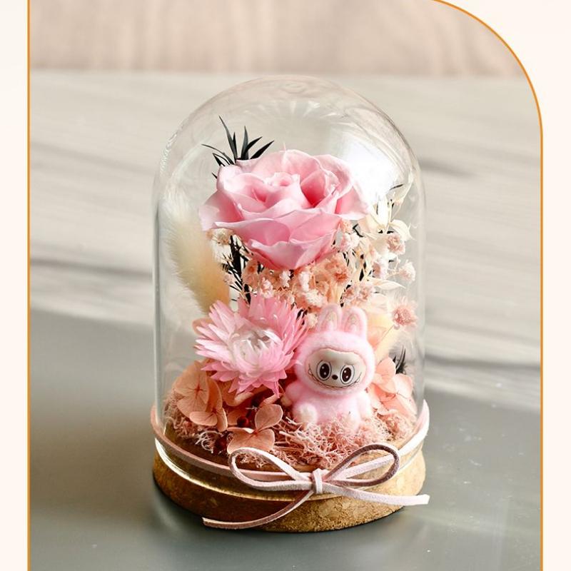 DIY Preserved Flower Material Kit  Rose Preserved Flower Decorative Handcrafted Gift