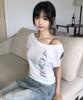 Ether Angel Wings One-Shoulder Short Sleeve Tee (2 Colors)