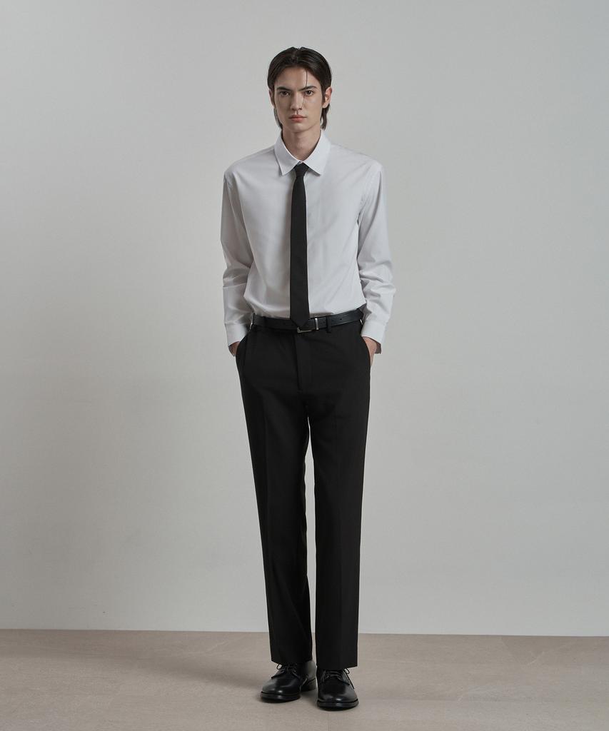 WORK ON BODY OFF Purus Regular Fit Dress Shirt [White]